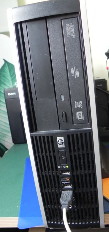 HP6000 Pro SFF Desktop PC No cash offers. 500GB DVD Windows 10 Professsional with built in Wifi. Other than USB 2 ports, DVDRW  and standard ones a pc would have, there are no other ports i.e. micro SD etc.,  Not very fast because of it's age but if not tethered to a printer should be fine as a spare.  Also comes with the HP stand.

Has a clean reinstall from the onboard co DN10 - removed for £0